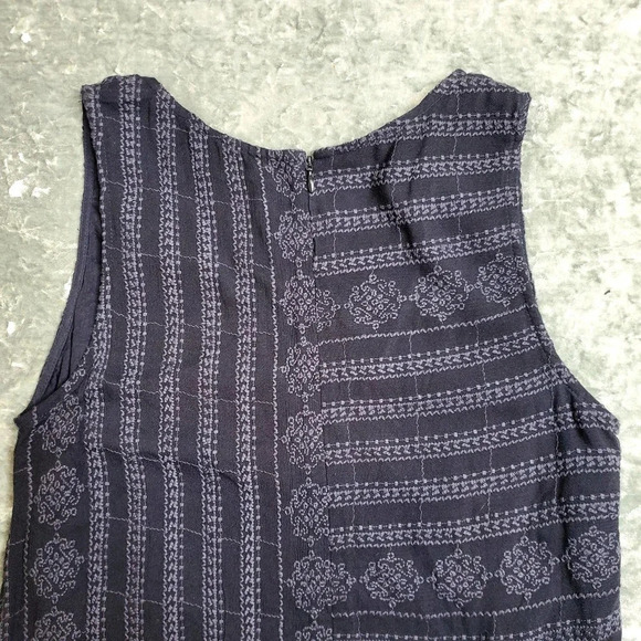 Roxy Black Sleeveless Embroidered Romper - Picture 6 of 7